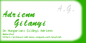 adrienn gilanyi business card